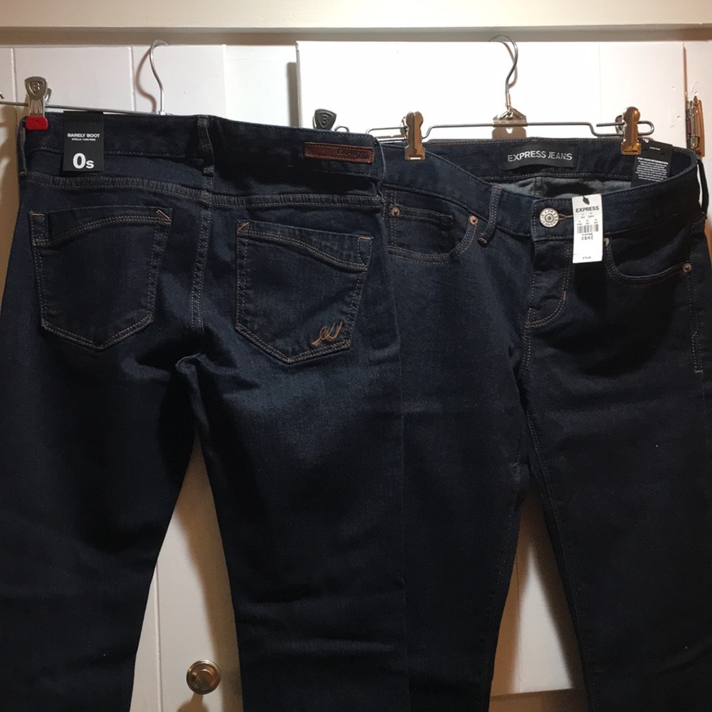 Dark Express jeans 0S Barely boot SteLLa low rise - Picture 7 of 8